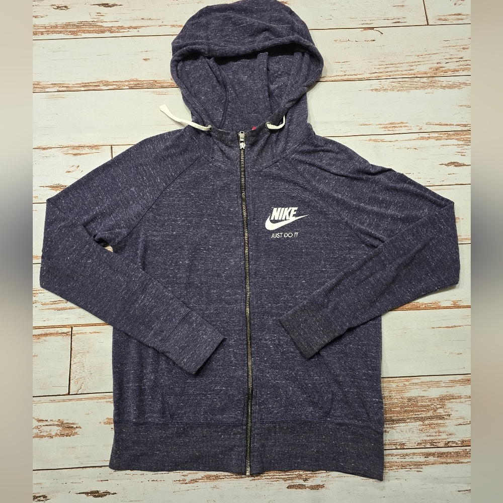 Nike Heritage Hoodie Bundle 2 Gray Purple Womens M - Picture 2 of 11